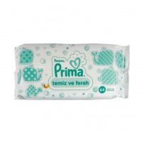 دستمال مرطوب پریما Prima ضد حساسیت 64 عددی