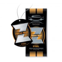 خوشبوکننده Fresh-way مدل کارتی Z رایحه STEEL