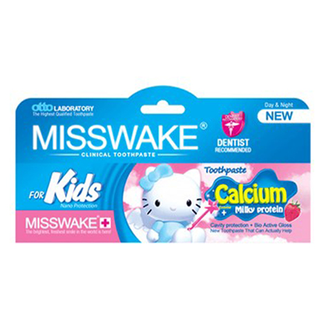 خمير دندان کودک MISSWAKE میسویک مدل kitty حجم (50ml)