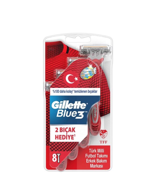 خودتراش ژیلت Gillette مدل Blue3 بسته 8 عددی