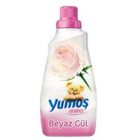 نرم کننده و خوشبو کننده لباس یوموش Yumos با رایحه گل رز سفید (۱۴۴۰ml)