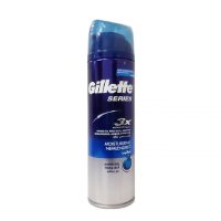 ژل اصلاح ژیلت Gillette مدل 3x حجم 200 میل مناسب پوست های حساس