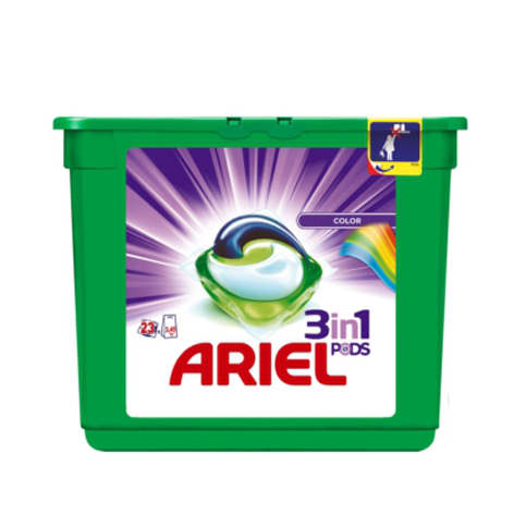 قرص ماشین لباسشویی آریل (Ariel) سه کاره مناسب لباس های رنگی 23 عددی