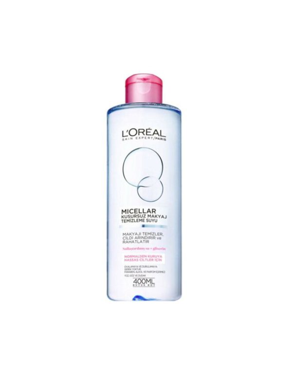 محلول پاک کننده صورت لورآل (LOREAL) مناسب پوست معمولی تا خشک