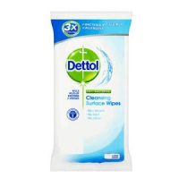 دستمال پاک کننده سطوح دتول (Dettol) آنتی باکتریال 15 برگی