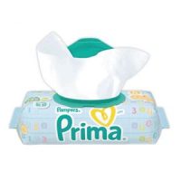 دستمال مرطوب پریما (Prima) درب دار کودک 64 برگی
