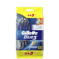 خودتراش ژیلت (Gillette) 12 عددی مدل Blue3