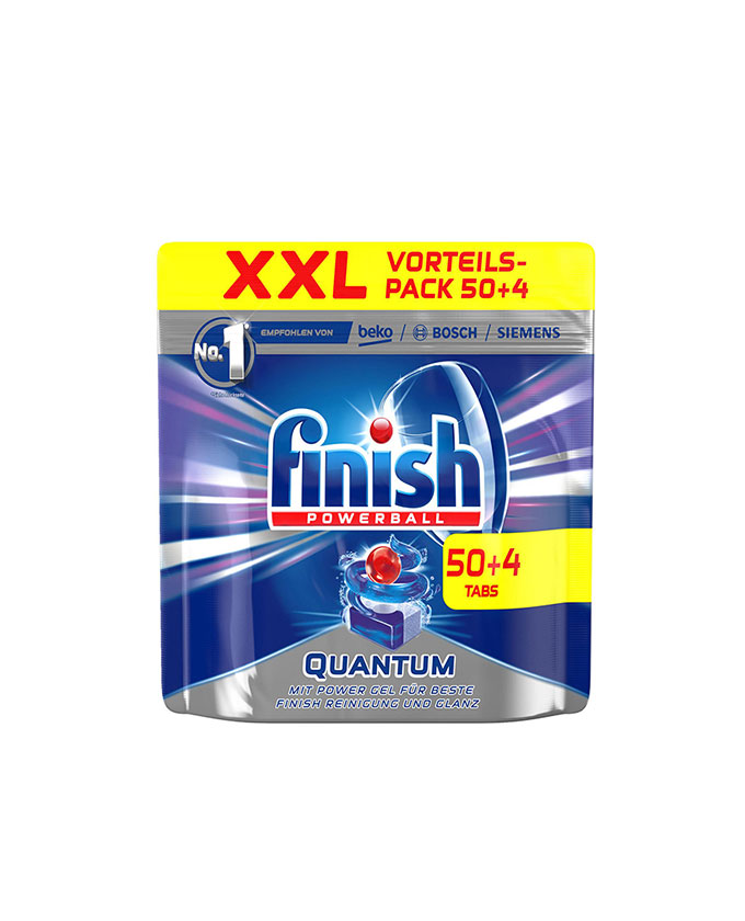 قرص ماشین ظرفشویی فینیش (finish) کوانتوم محصول آلمان 54 عددی