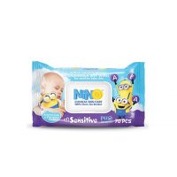 دستمال مرطوب کودک نینو 70 برگی مدل (Sensitive (Nino