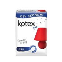 نوار بهداشتی کوتکس (KOTEX) مخصوص شب 28 عددی