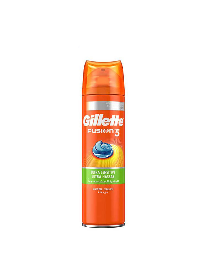 ژل اصلاح ژیلت Gillette مدل Fusion 5 Ultra Sensitive با حجم 200 میلی