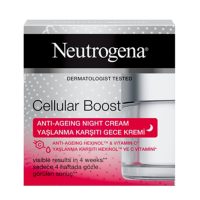 کرم شب صورت ضد پیری و جوان کننده Cellular Boost نیتروژنا 50میلی (Neutrogena) کرم شب صورت ضد پیری و جوان کننده Cellular Boost نیتروژنا 50میلی (Neutrogena)