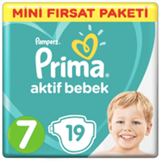 پوشک نوزادپریما Prima سایز 7 19 عددی
