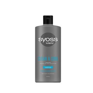 شامپو مو مردانه موهای نرمال تا چرب سایوس syoss مدل clean cool حجم 500 میل