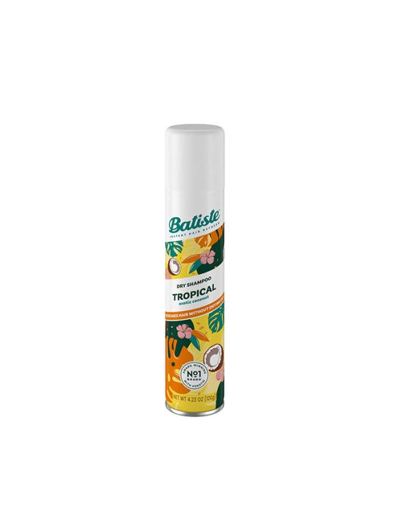 شامپو خشک استوایی باتیست Batiste مدل tropical exotic coconut حجم 200 میل