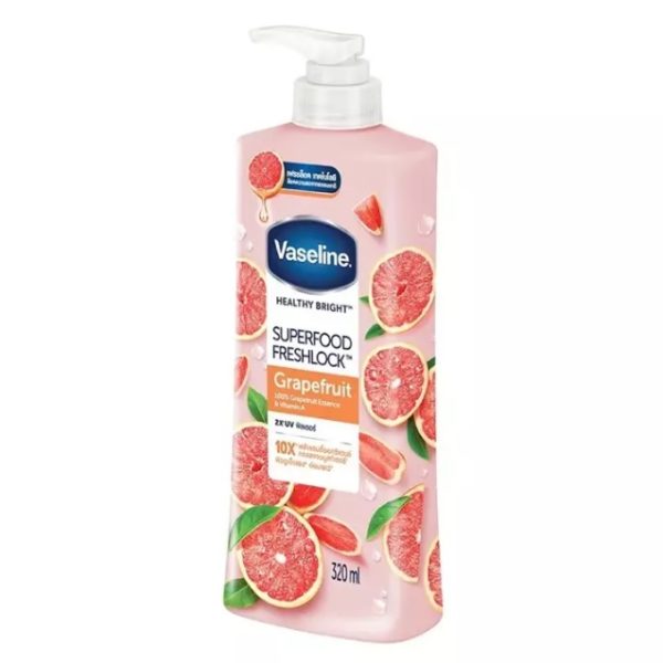 لوسیون بدن وازلین Vaseline مدل Superfood Freshlock با عصاره گریپ‌فروت حجم 320 میلی لیتر - تصویر 2