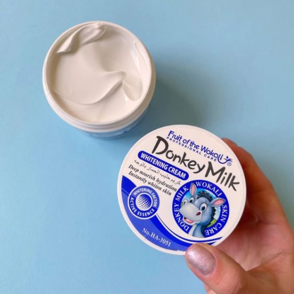 کرم روشن کننده پوست وکالی WOKALI مدل Donkey Milk وزن 115 گرم - تصویر 2