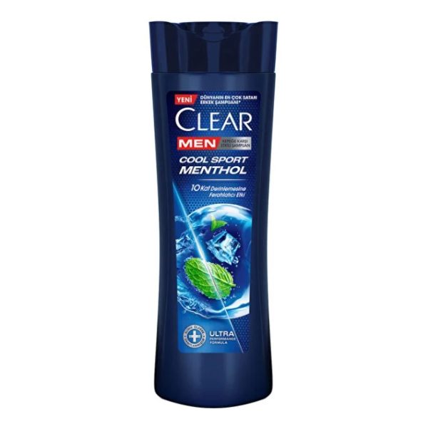 شامپو ضد شوره مردانه کلیر CLEAR مدل Cool Sport Menthol حجم 350 میلی لیتر