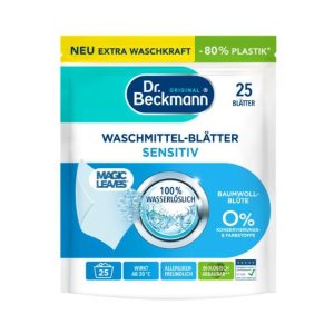 ورق‌های لباس‌شویی دکتر بکمن Dr. Beckmann مدل Sensitiv بسته 25 عددی