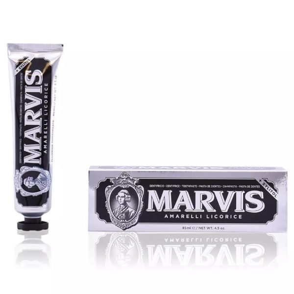 خمیر دندان مارویس Marvis مدل Amarelli Licorice حجم 85 میلی لیتر