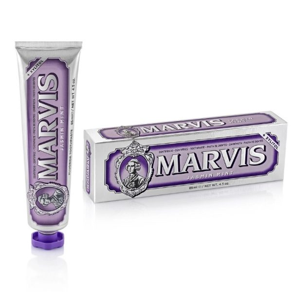 خمیر دندان مارویس Marvis مدل Jasmine Mint حجم 85 میلی لیتر