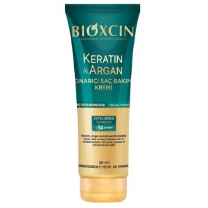 کرم ترمیم کننده مو بیوکسین Bioxcin مدل Kerati Argan حجم 250 میلی لیتر