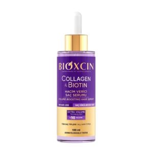 سرم حجم دهنده مو بیوکسین Bioxcin مدل Collagen & Bioti حجم 100 میلی لیتر