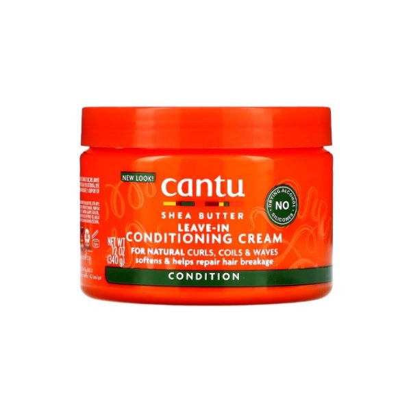 کرم موی فر کننده کانتیو Cantu مدل Leave-In وزن 340 گرم
