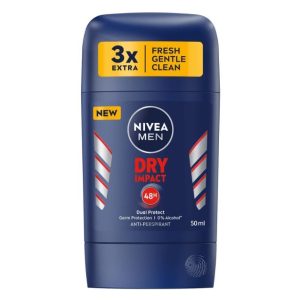 استیک ضد تعریق مردانه نیوا NIVEA مدل Dry Impact حجم 50 میلی لیتر