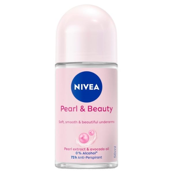 مام رول زنانه نیوآ NIVEA مدل Pearl & Beauty حجم 50 میلی لیتر