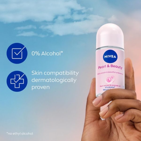 مام رول زنانه نیوآ NIVEA مدل Pearl & Beauty حجم 50 میلی لیتر - تصویر 3