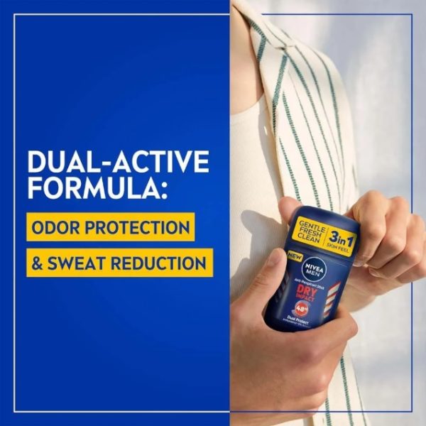 استیک ضد تعریق مردانه نیوا NIVEA مدل Dry Impact حجم 50 میلی لیتر - تصویر 4