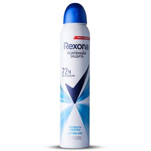 اسپری ضد تعریق زنانه رکسونا Rexona مدل Cotton Dry حجم 200 میلی لیتر