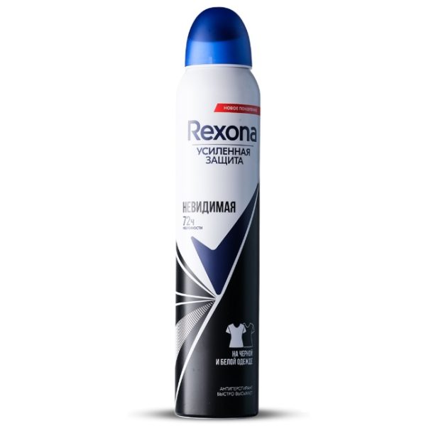 اسپری ضد تعریق زنانه رکسونا Rexona مدل Invisible حجم 200 میلی لیتر