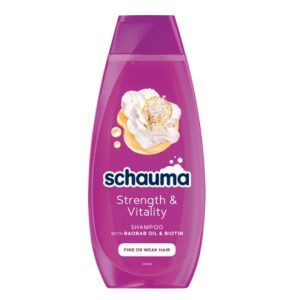 شامپو شاوما Schauma مدل Strength & Vitality حجم 400 میلی لیتر