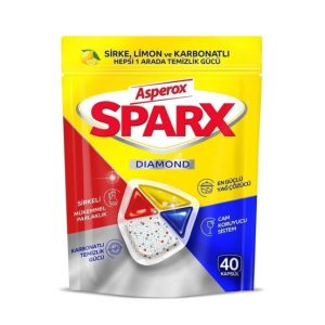 قرص ماشین ظرفشویی اسپروکس Asperox مدل Diamond بسته 40 عددی