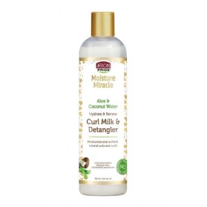 شیز مو آبرسان و گره بازکن مو آفریکن پراید African Pride مدل Curl Milk & Detangler حجم 354 میلی لیتر