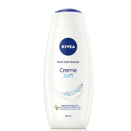 شامپو بدن نیوآ Nivea مدل Soft حجم 500 میلی لیتر