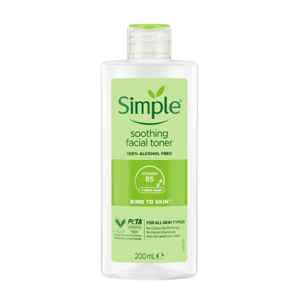 تونر سیمپل Simple مدل kind to skin حجم 200 میلی لیتر
