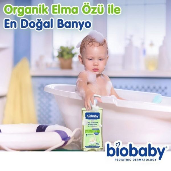 شامپو سر و بدن بدون سولفات کودک بیو بیبی Biobaby مدل Ultra Hassas حجم 500 میلی لیتر - تصویر 5