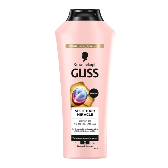 شامپو مو گلیس GLISS مدل Split Hair Miracle حجم 500 میلی لیتر