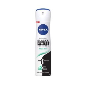 اسپری ضد تعریق نیوا Nivea مدل Invisible Black & White حجم 150 میلی لیتر
