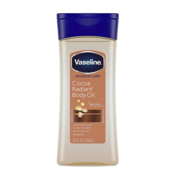 روغن بدن وازلین Vaseline مدل Cocoa Radiant Natural حجم 200 میلی لیتر
