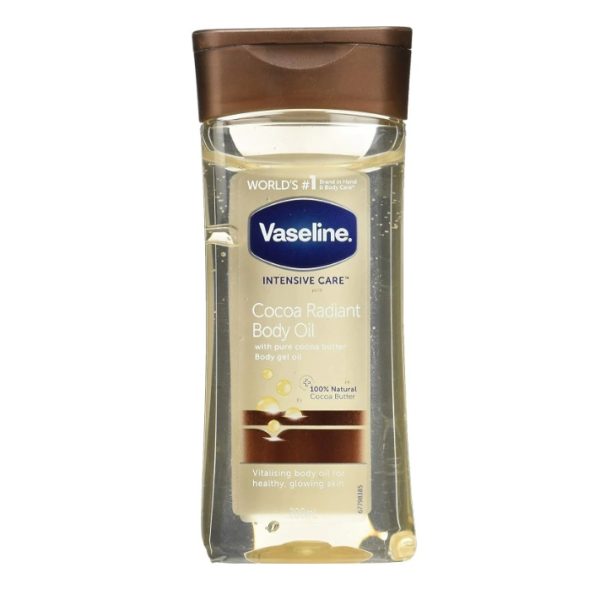 روغن بدن وازلین Vaseline مدل Cocoa Radiant Pure حجم 200 میلی لیتر
