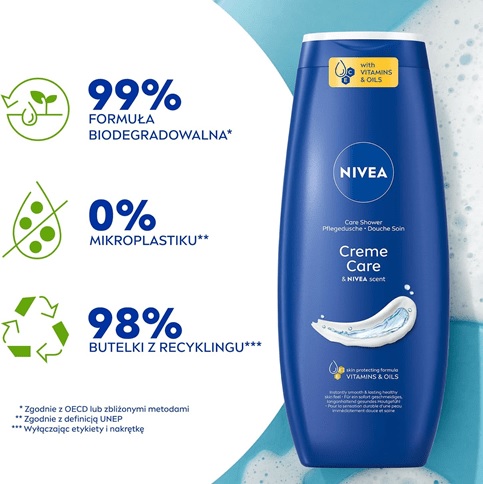 شامپو بدن نیوآ Nivea مدل Creme Care حجم 500 میلی لیتر - تصویر 2