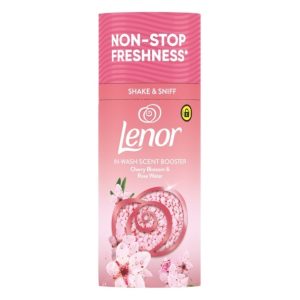 خوشبو کننده لباس لنور Lenor مدل Cherry Blossom and Rose Water وزن 176 گرم