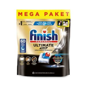 قرص ماشین ظرفشویی فینیش Finish مدل Ultimate Plus بسته 60 عددی