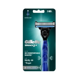 خود تراش ژیلت Gillette مدل +Mach3 بسته 2 عددی