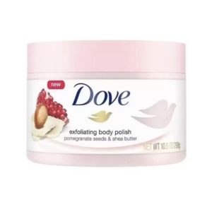 اسکراب لایه بردار بدن داو Dove مدل Pomegranate & Shea Butter وزن 298 گرم