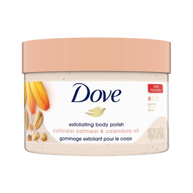 اسکراب لایه بردار بدن داو Dove مدل Colloidal Oatmeal وزن 298 گرم
